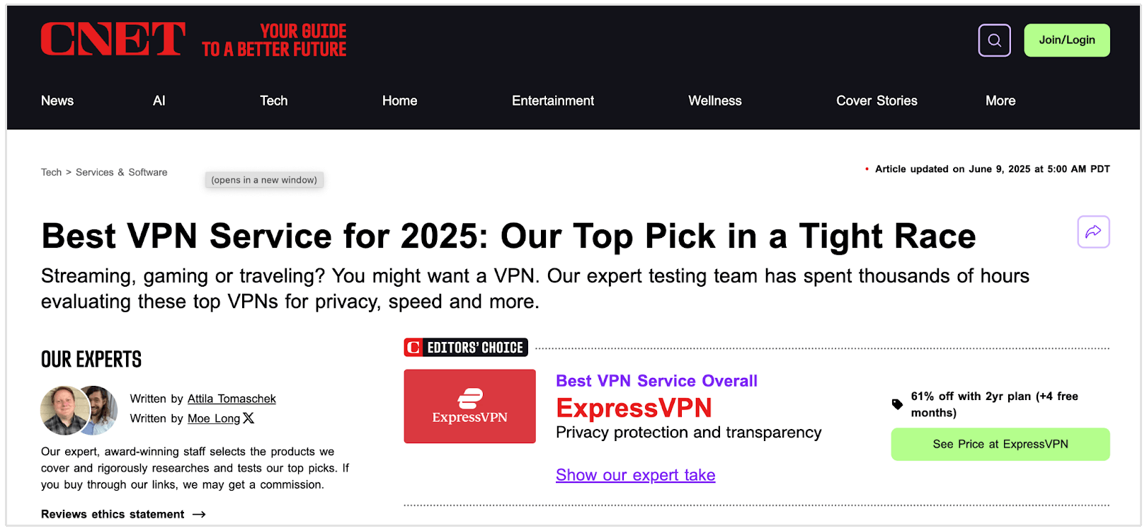 Miglior servizio VPN